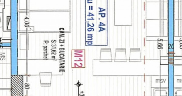 Studio modern, 41.18 mp, zona Torontalului