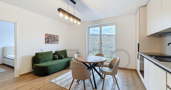 Apartament nou 2 camere, terasa 23 mp, garaj, Beta Residence