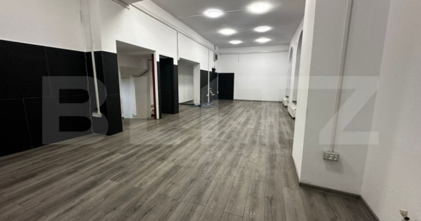 Spațiu comercial 130mp, vad intens, locație centrală