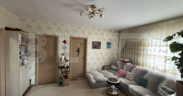 Apartament semidecomandat cu 3 camere, etaj intermediar, par