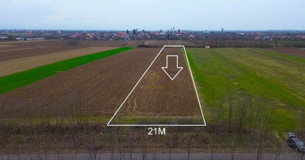 De vanzare Teren Intravilan Mediesu Aurit/Strada Asfaltat...