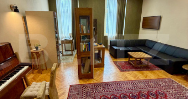 Apartament 2 camere, 71 mp, tavan inalt 3,30 m, garaj, Centr