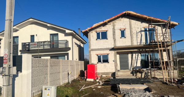 Casă semi-finisată P+M, 170 mp utili, 311 mp teren, zona C
