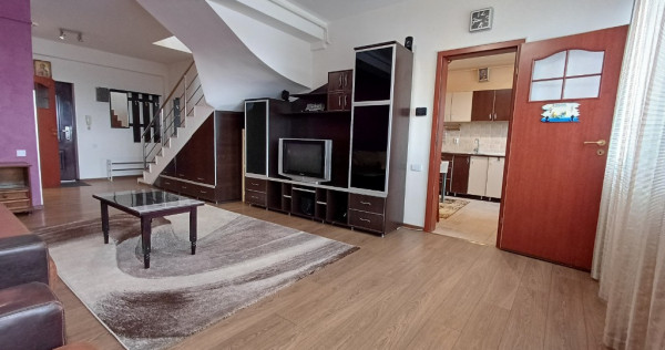Proprietar 108mp mobilat, utilat, duplex 3 camere, 2 bai central