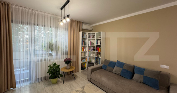 Apartament cu 2 cam, parter, 54 mp, cu gradina de 50 mp si