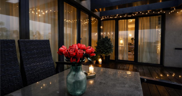 Penthouse Qualis Tractorul Brasov,terasa panoramica,3 balcoa