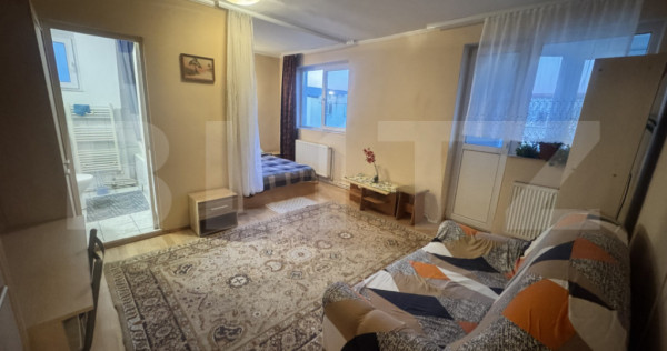 Garsonieră spațioasă de &icirc;nchiriat &ndash; 31 mp, aproape de