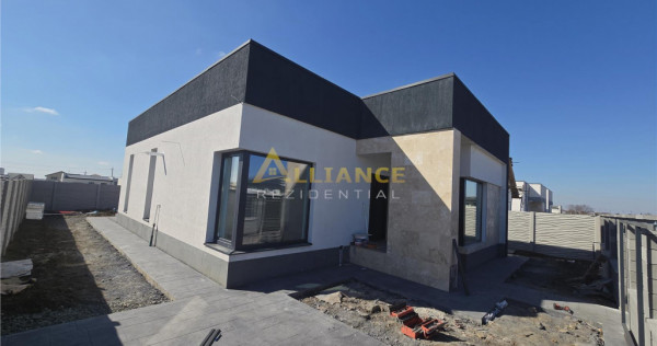 Casa individuala- 4 camere- 371mp teren- placa de beton