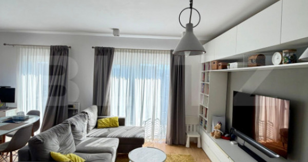 Apartament 3 camere, 70 mp, 2 bai, bloc nou, parcare, Borhan