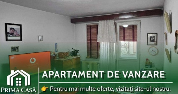 Apartament cu 2 camere zona Crang Stadionului etaj 3 din 4