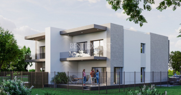 Duplex de v&acirc;nzare -4 camere, 184 mp utili, curte proprie, 2