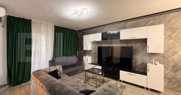 Apartament 2 camere, 52.80 mp, curte 59 mp, zona Valea Rosie