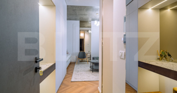 Apartament cu 2 camere, balcon și bucătărie modernă | EA