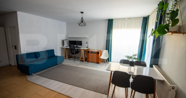 Apartament semidecomandat, 59 mp, etajul 1, balcon inchis, z