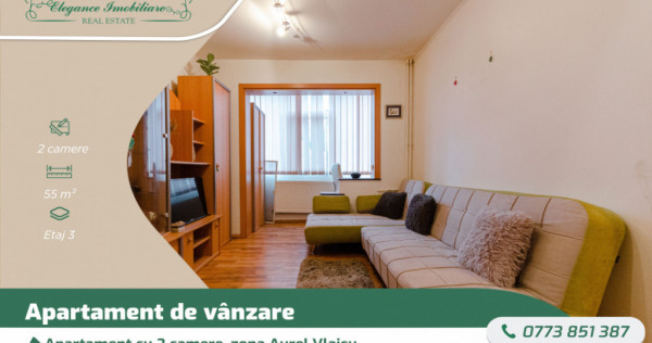 Apartament cu 2 camere, zona Aurel Vlaicu, Arad