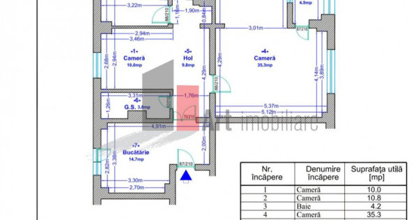 Vanzare apartament 4 camere Lujerului
