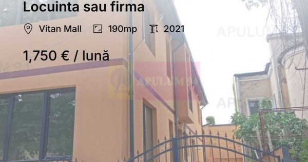 Vila P+1 sector 3, zona Mall Vitan | Locuinta sau firma