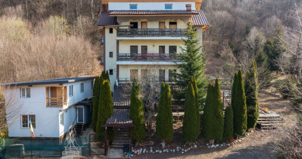 Pensiune &icirc;n renovare + Casă lemn, priveliște superbă,...