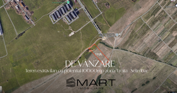 Teren extravilan 10000mp zona Mihai Viteazul - Avangarden