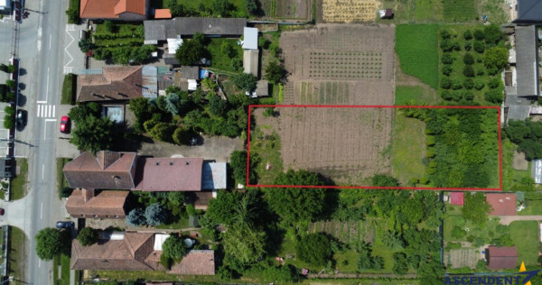 Teren intravilan 1.409 mp, livada, utilitati disponibile ...