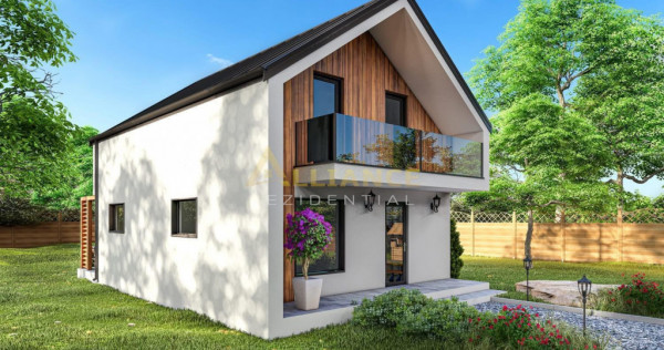 Casa individuala - 4 camere - 104 mp utili - 325 mp teren