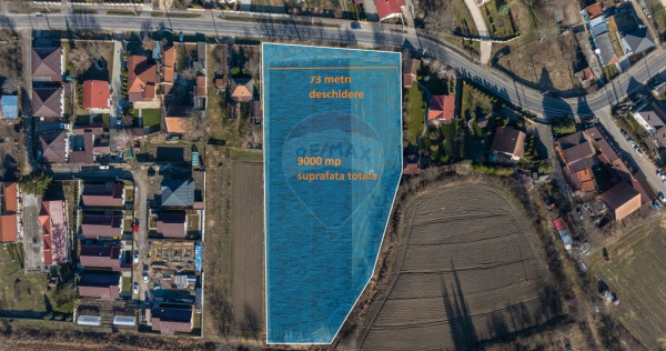 Teren intravilan 9.000 mp pentru dezvoltare rezidențial?...