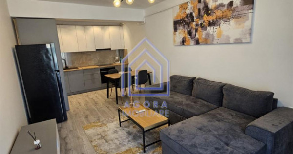 Apartament bloc nou ,mobilat, utilat, loc parcare la demiso