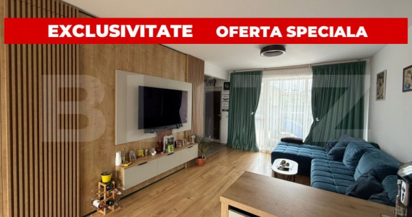 Casă modernă &icirc;n S&acirc;npetru &ndash; complet mobilată și utila