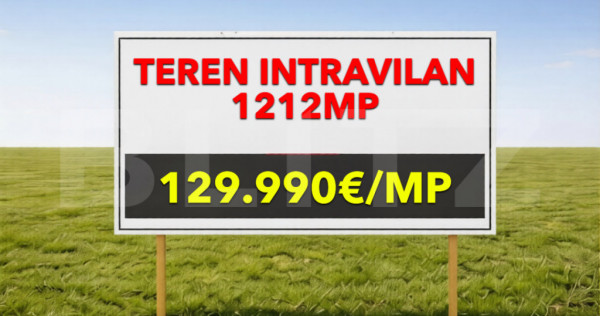 Teren Intravilan 1212mp Front 32m Giroc