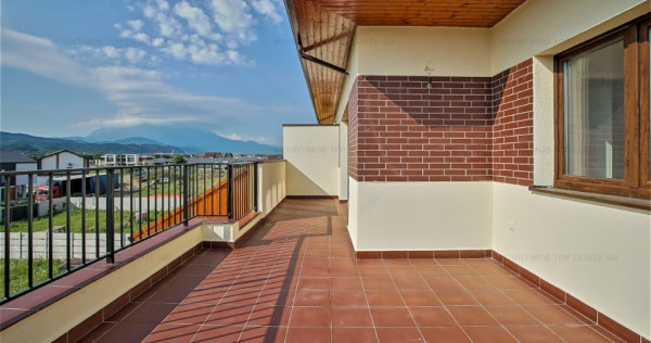 Penthouse 3 camere+terasă, vedere panoramică, Brașov vest-proprietar