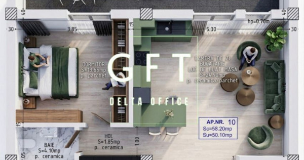 Apartament 2 camere | Zona Sud