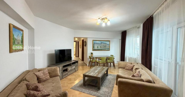Piața Romană | Apartament 3 Camere | 3 Balcoane | 3 Băi |