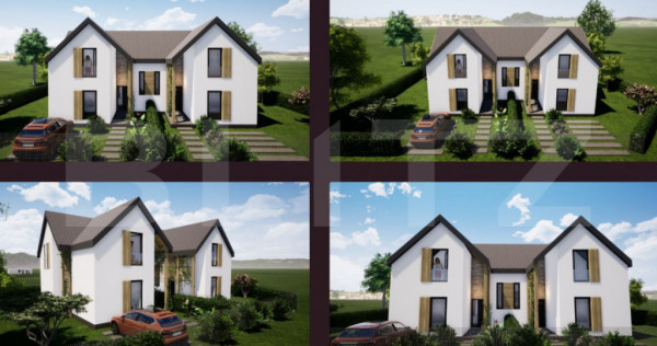 Casa tip duplex, 120 mp, intrare in Odoreu cartier rezidenti