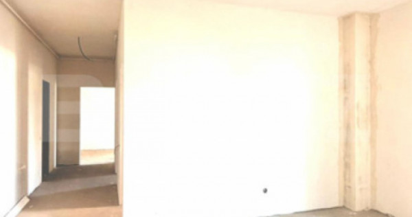 Apartament cu 4 camere, semifinisat, 79 mp utili, 2 bai, par