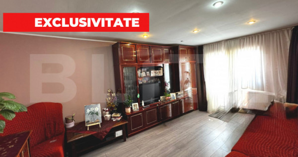 Apartament 3 camere,64 mp, zona Ampoi 3