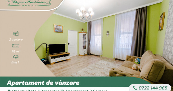 Oportunitate Ultracentrală! Apartament 2 Camere &ndash; Renovat