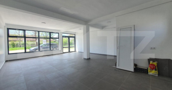 Spatiu comercial, 5 parcari, 100mp utili