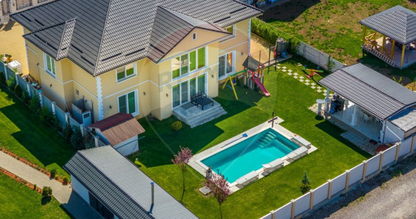 Vila premium 6 camere| Piscina incalzita | Teren 1091 mp ...