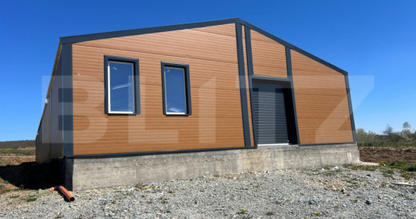 Hala de productie,depozitare de 395 m2 + teren 845 m2 Lita,