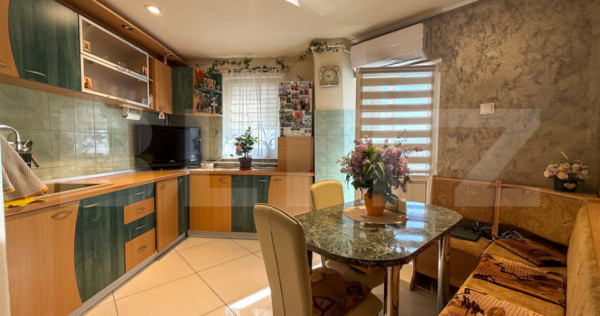 Apartament 2 camere, mobilat complet, 2 balcoane, centrala p