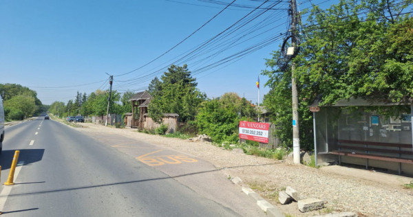 Teren de 500mp cu deschidere dublă 14/35m, strada principal