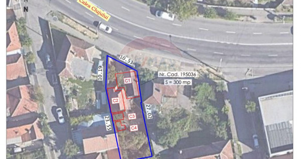 Teren intravilan de v&acirc;nzare, 300 mp, zona Calea Clujului