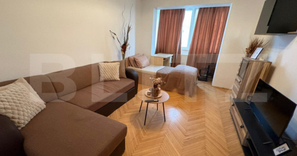 Apartament 2 camere, decomandat, 51 mp, zona Centrala