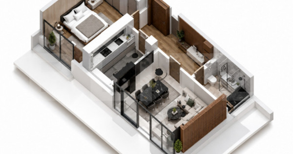 Apartament 2 camere, 75.08 mp, ansamblu 0% Comision Achiziț
