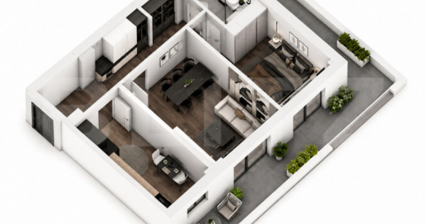 Apartament 2 camere, 82.92 mp, ansamblu 0% Comision Achiziț