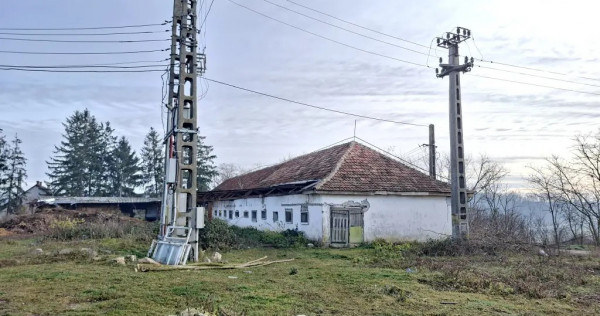 De vanzare 1 ha teren intravilan cu 2 grajduri acoperite cu tigla