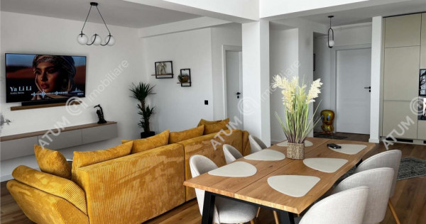 Penthouse 3 camere 2 bai parcare mobilat complet Turnisor Si