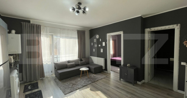 Apartament 2 camere, 35 mp, 2 balcoane, garaj, boxa, zona Te