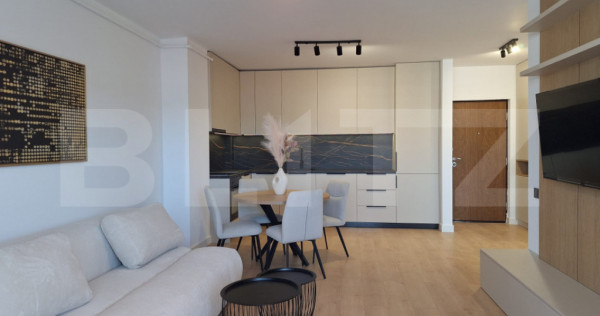 Apartament lux 2 camere 45 mp, terasa 10.50 mp, etaj interme
