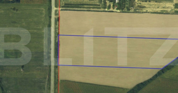 Teren extravilan de vanzare, 22200 mp, la intrare in Lazuri